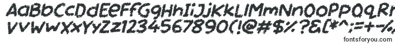 Шрифт Miss Chalkboard Italic – большие шрифты