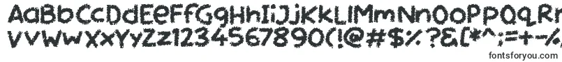 Шрифт Miss Chalkboard – мусорные шрифты