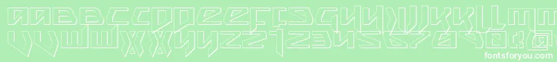 Snubfighter3D Font – White Fonts on Green Background