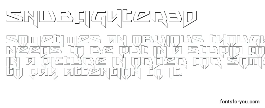 Snubfighter3D Font