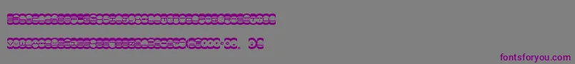 Шрифт MISTE    – фиолетовые шрифты на сером фоне
