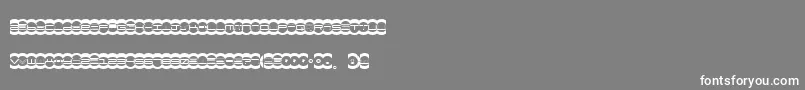 MISTE    Font – White Fonts on Gray Background