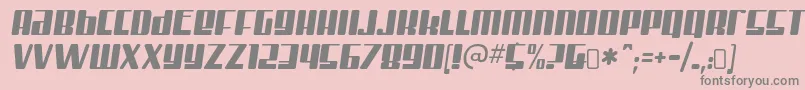 mister firley Font – Gray Fonts on Pink Background