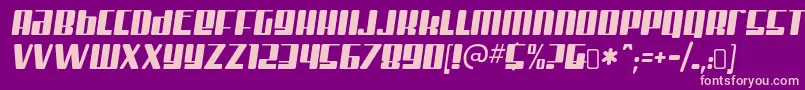 mister firley Font – Pink Fonts on Purple Background