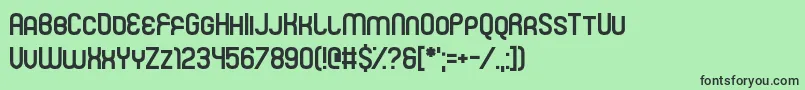 Mister Fisher Font – Black Fonts on Green Background