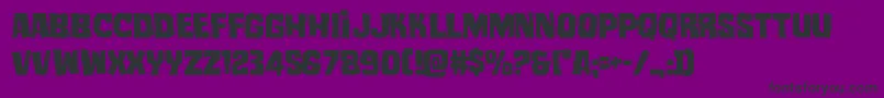 mistertwisted Font – Black Fonts on Purple Background