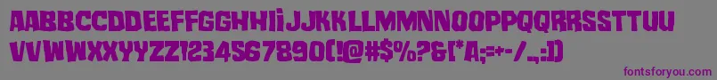 mistertwisted Font – Purple Fonts on Gray Background