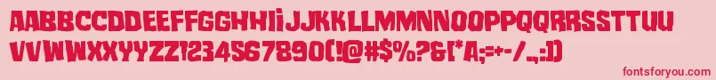 mistertwisted Font – Red Fonts on Pink Background
