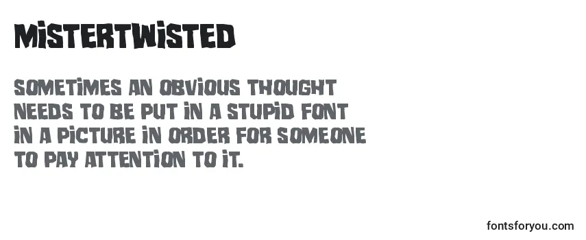 Mistertwisted Font