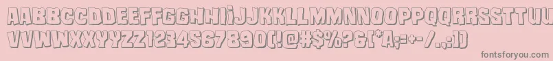 En savoir plus sur la police mistertwisted3d Police mistertwisted3d – polices grises sur fond rose