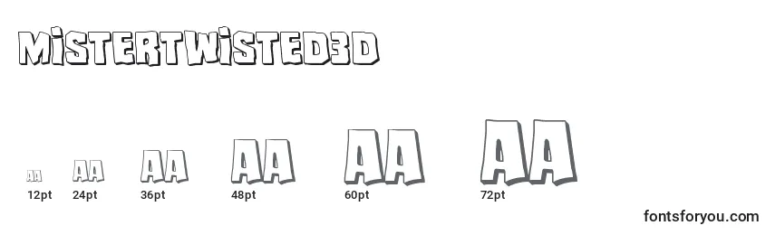 Mistertwisted3d Font Sizes