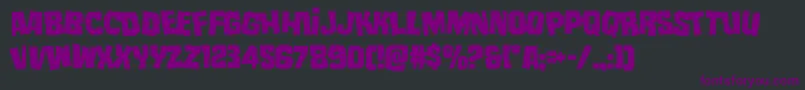 mistertwistedlean Font – Purple Fonts on Black Background