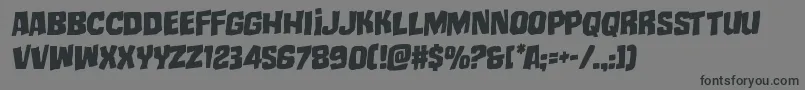 mistertwistedrotal Font – Black Fonts on Gray Background