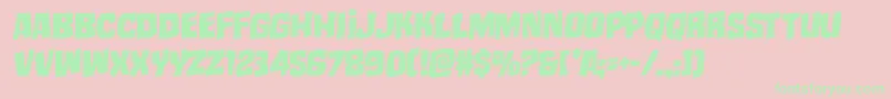 mistertwistedrotal Font – Green Fonts on Pink Background