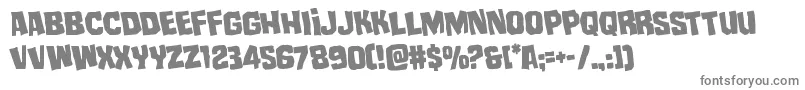 mistertwistedrotate Font – Gray Fonts on White Background