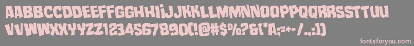 mistertwistedrotate Font – Pink Fonts on Gray Background