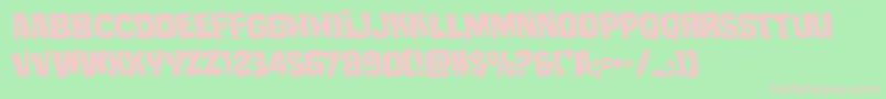 mistertwistedrotate Font – Pink Fonts on Green Background