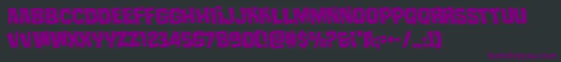 mistertwistedrotate Font – Purple Fonts on Black Background