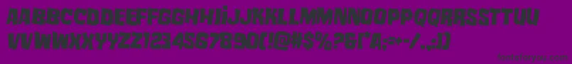 mistertwistedrotate2 Font – Black Fonts on Purple Background