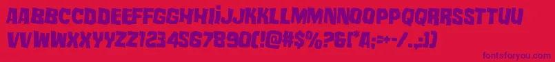 mistertwistedrotate2 Font – Purple Fonts on Red Background