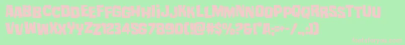 mistertwistedstag Font – Pink Fonts on Green Background