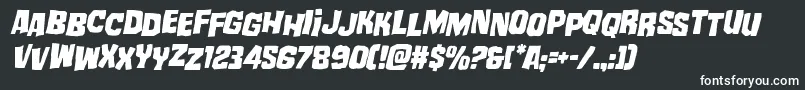 mistertwistedstagital Font – White Fonts on Black Background