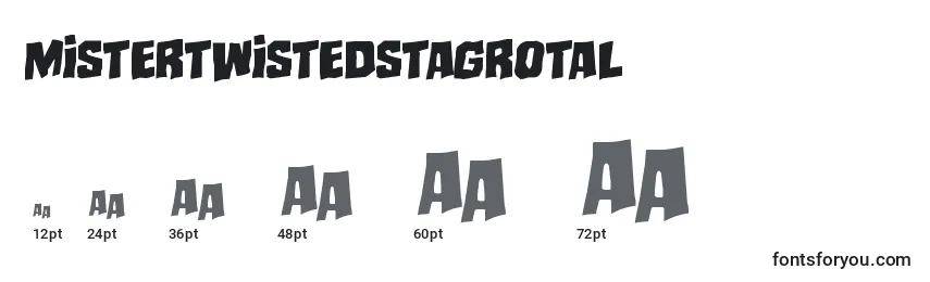 Mistertwistedstagrotal Font Sizes