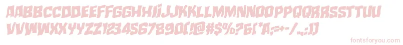 mistertwistedwarpital Font – Pink Fonts on White Background