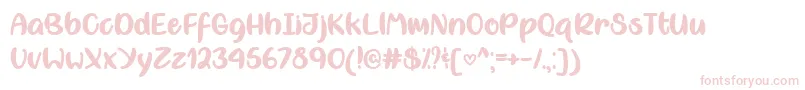 Misti Nicole   Font – Pink Fonts