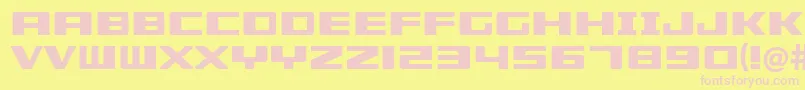 Misuse Display Font – Pink Fonts on Yellow Background