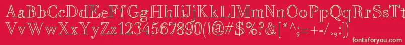 More about MixBrescia Font MixBrescia Font – Green Fonts on Red Background