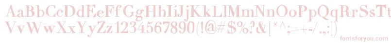 MixCarpathia-Schriftart – Rosa Schriften auf weißem Hintergrund