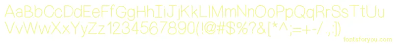 More about MixDemiSans Font MixDemiSans Font – Yellow Fonts on White Background