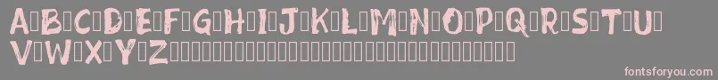 Mixed Feeling DEMO Font – Pink Fonts on Gray Background