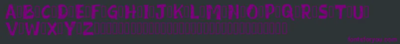 Mixed Feeling DEMO Font – Purple Fonts on Black Background