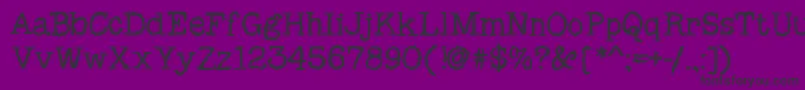 MixSquiggle Font – Black Fonts on Purple Background