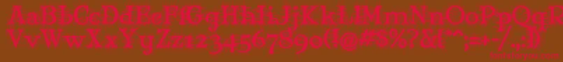 More about MJDEG Font MJDEG Font – Red Fonts on Brown Background