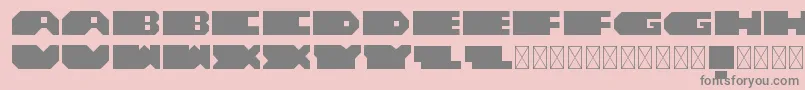 Fonte MKULTRA – fontes cinzas em um fundo rosa