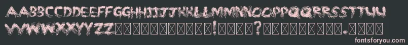 MMSTROKES Font – Pink Fonts on Black Background