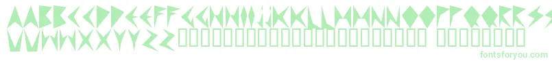 フォントMNDPF    – 緑のフォント