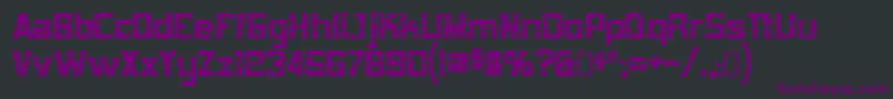 Шрифт mob concrete – фиолетовые шрифты на чёрном фоне