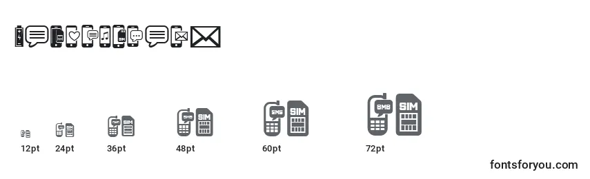 MobileIcons Font Sizes