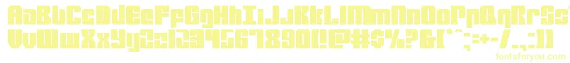 Шрифт mobileinfantry – жёлтые шрифты