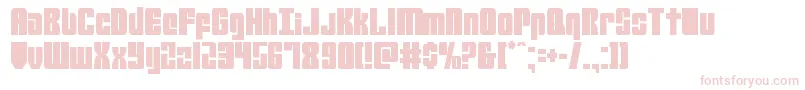 Więcej informacji o czcionce mobileinfantrycond Czcionka mobileinfantrycond – różowe czcionki na białym tle