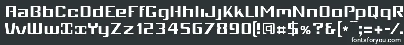 フォントMobio   – 白い文字