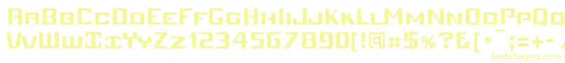 Mobiv   Font – Yellow Fonts on White Background