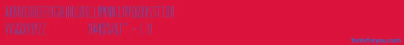 Mobstex   Free For Personal Use Font – Blue Fonts on Red Background