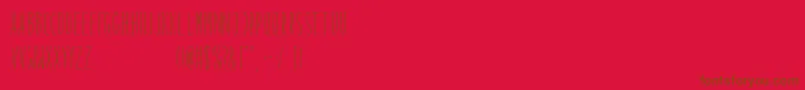 Mobstex   Free For Personal Use Font – Brown Fonts on Red Background