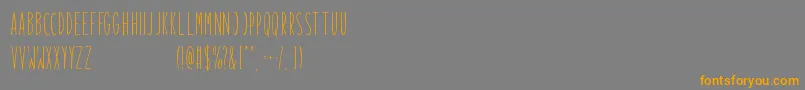 Weitere Informationen zur Mobstex Free For Personal Use-Schriftart Mobstex Free For Personal Use-Schriftart – Orangefarbene Schriften auf grauem Hintergrund