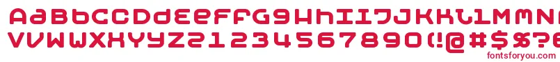 MOBYB   -fontti – punaiset fontit valkoisella taustalla